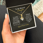 To My Blessed Daughter - Pure Heart Necklace