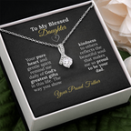 To My Blessed Daughter - Pure Heart Necklace