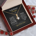 To My Blessed Daughter - Pure Heart Necklace