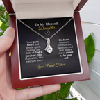 To My Blessed Daughter - Pure Heart Necklace