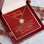 To My Wife, My Ageless Beauty - Eternal Love Necklace