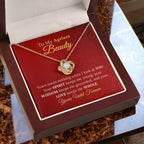To My Wife, My Ageless Beauty - Eternal Love Necklace