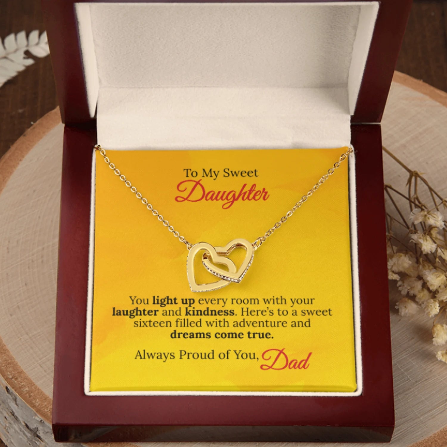 To My Sweet Daughter on Your Sweet Sixteen from Dad
