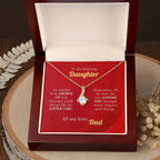To My Amazing Daughter - Forever My Little Girl Necklace