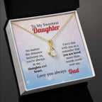 To My Sweetest Daughter - Love Beyond Distance Necklace
