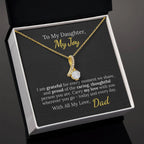 To My Daughter My Joy - Heartfelt Love Necklace