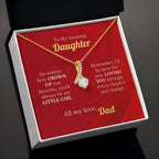 To My Amazing Daughter - Forever My Little Girl Necklace