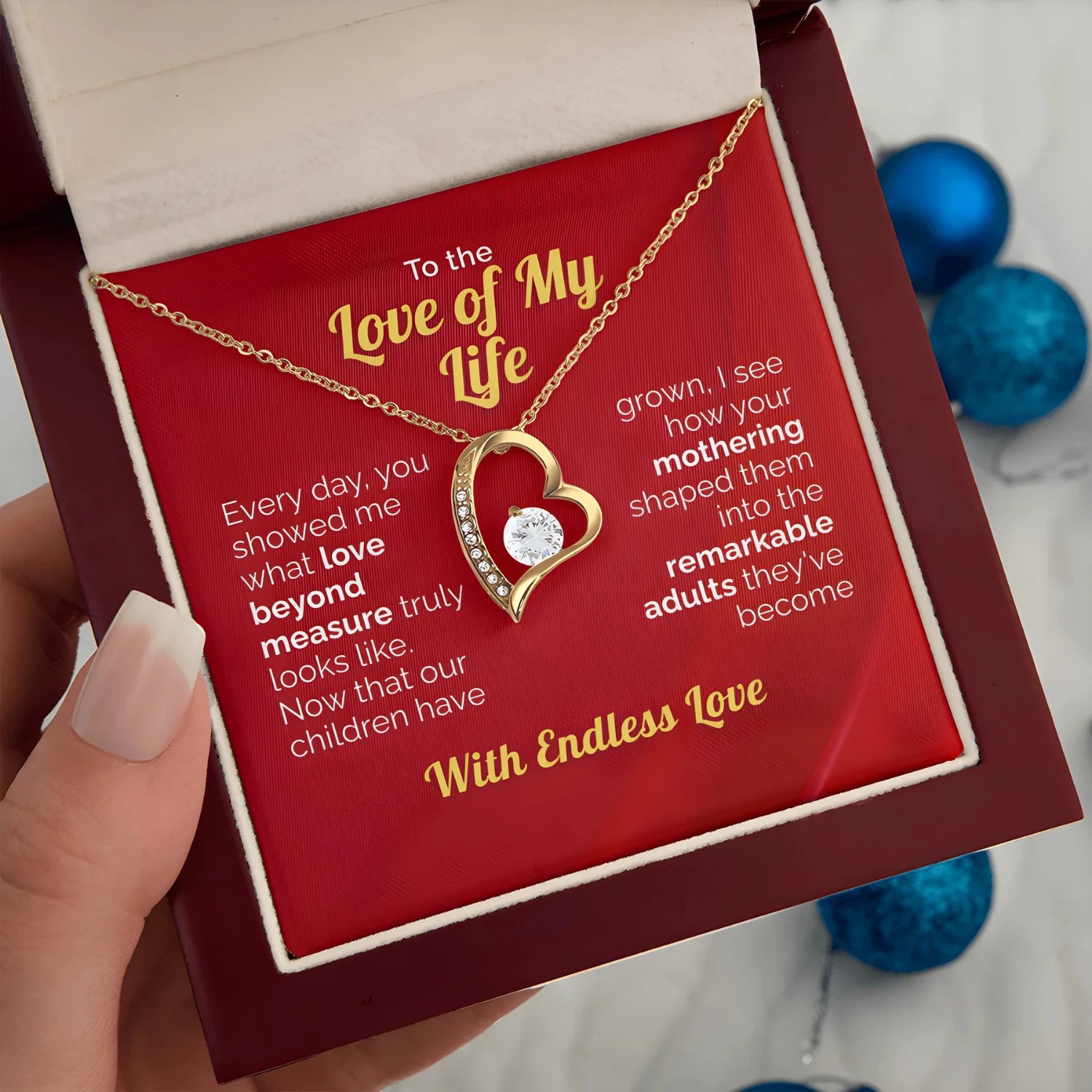 To the Love of My Life - Love Beyond Measure Necklace