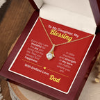 To My Daughter, My Blessing -  Endless Love Necklace