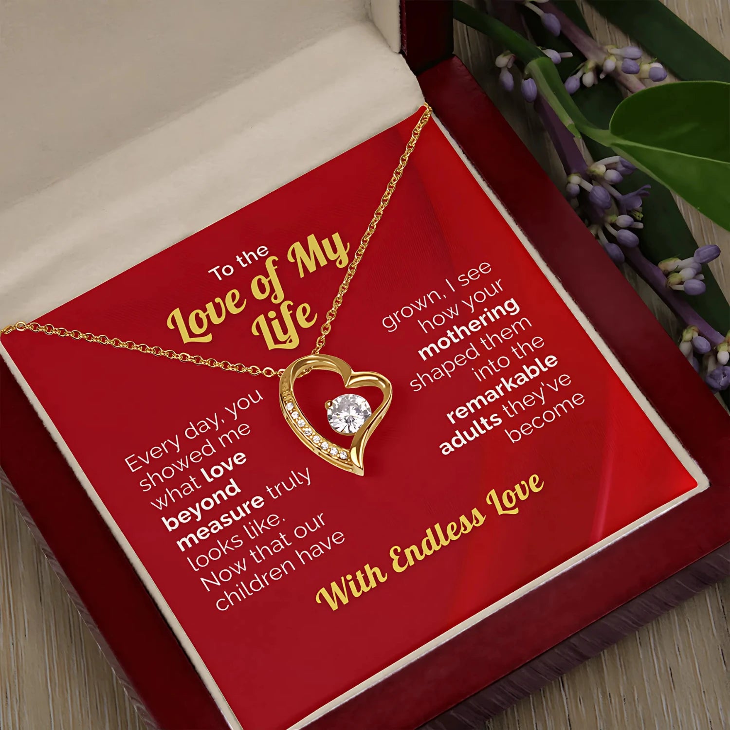 To the Love of My Life - Love Beyond Measure Necklace