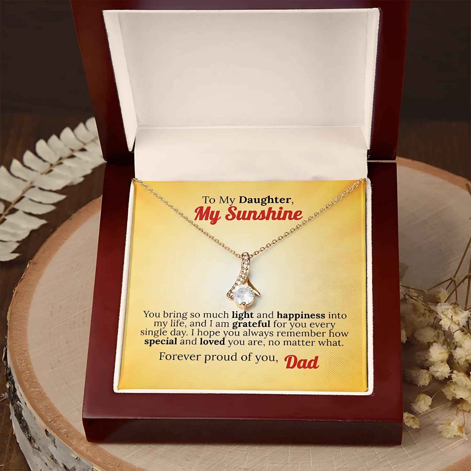 To My Daughter, My Sunshine - Forever Proud of You