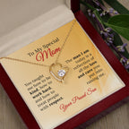 To My Special Mom From Your Proud Son