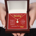 To My Daughter, My Blessing -  Endless Love Necklace