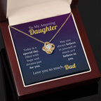 To My Amazing Daughter - A Father's Faith Necklace