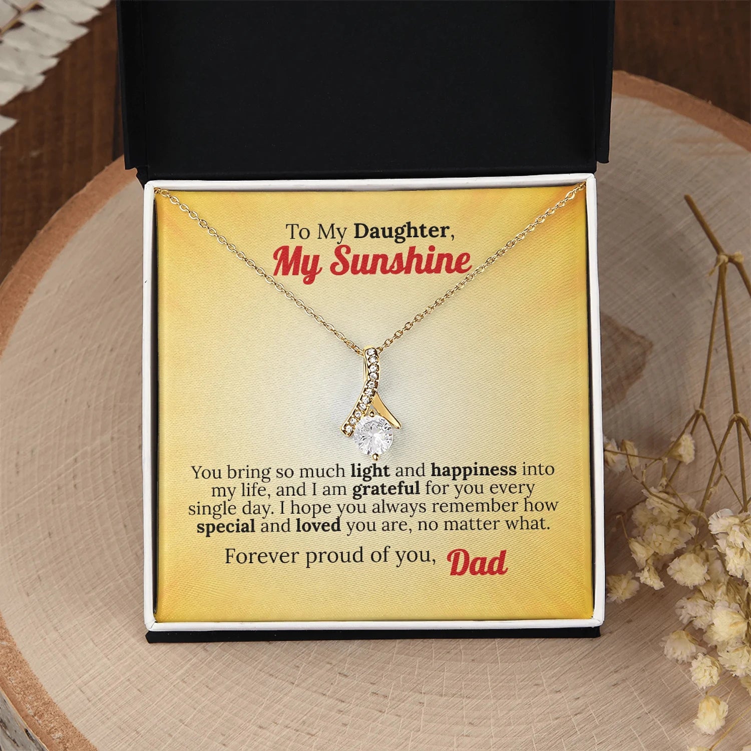 To My Daughter, My Sunshine - Forever Proud of You