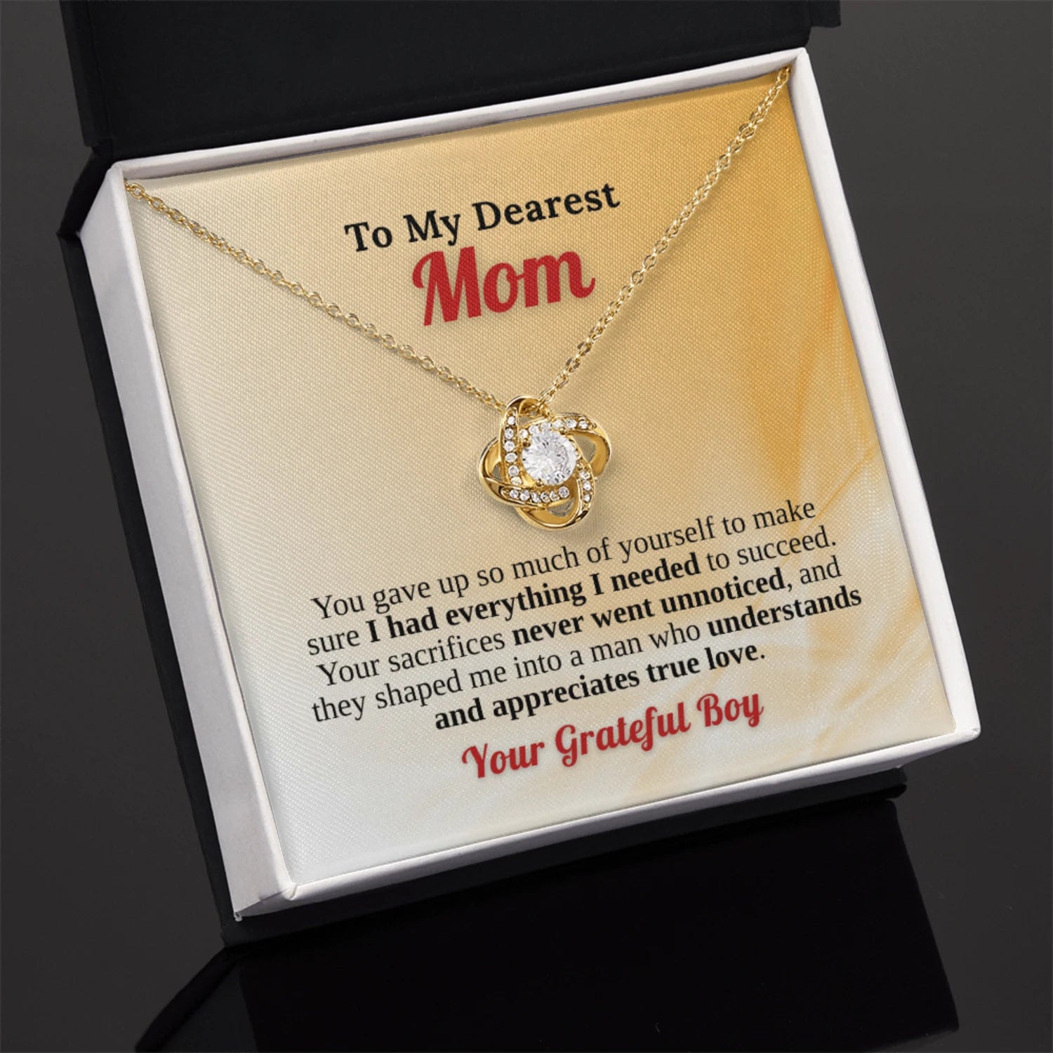 To My Dearest Mom - For Your Endless Sacrifices