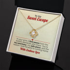 To My Wife - You're My Sweet Escape Gold Necklace