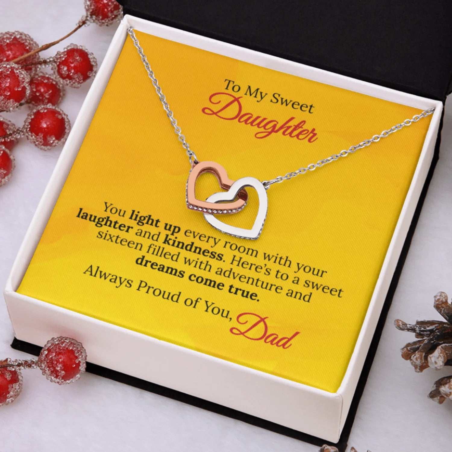 To My Sweet Daughter on Your Sweet Sixteen from Dad