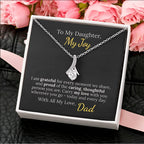 To My Daughter My Joy - Heartfelt Love Necklace