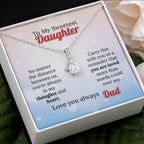 To My Sweetest Daughter - Love Beyond Distance Necklace