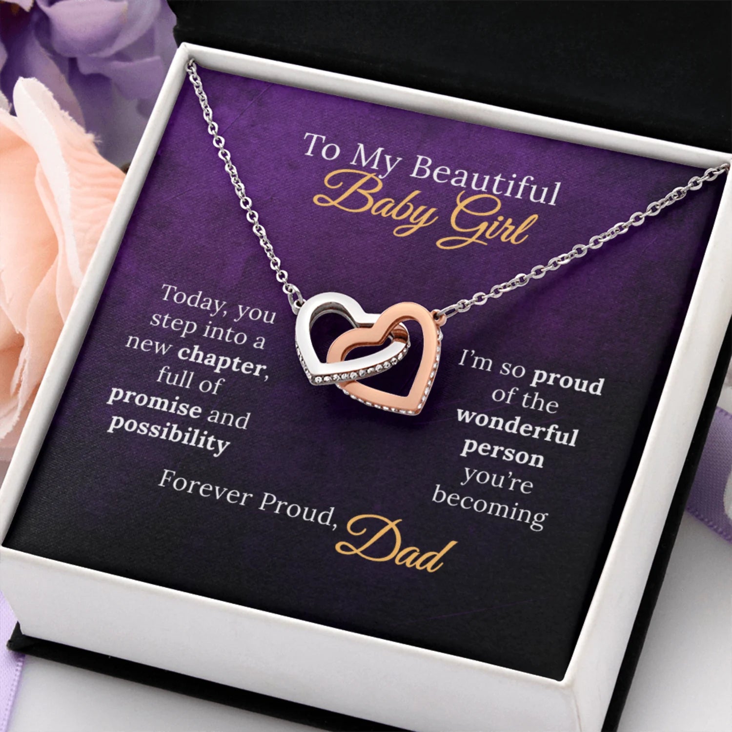 To My Beautiful Baby Girl on Your New Chapter