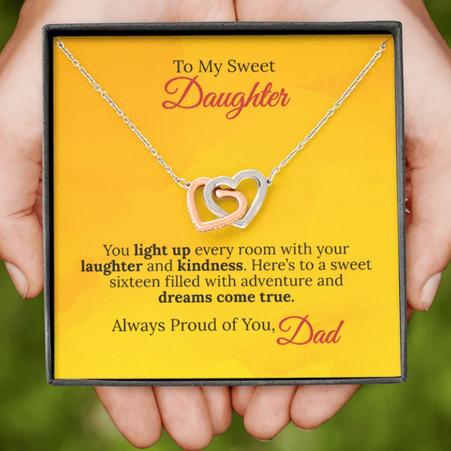 To My Sweet Daughter on Your Sweet Sixteen from Dad