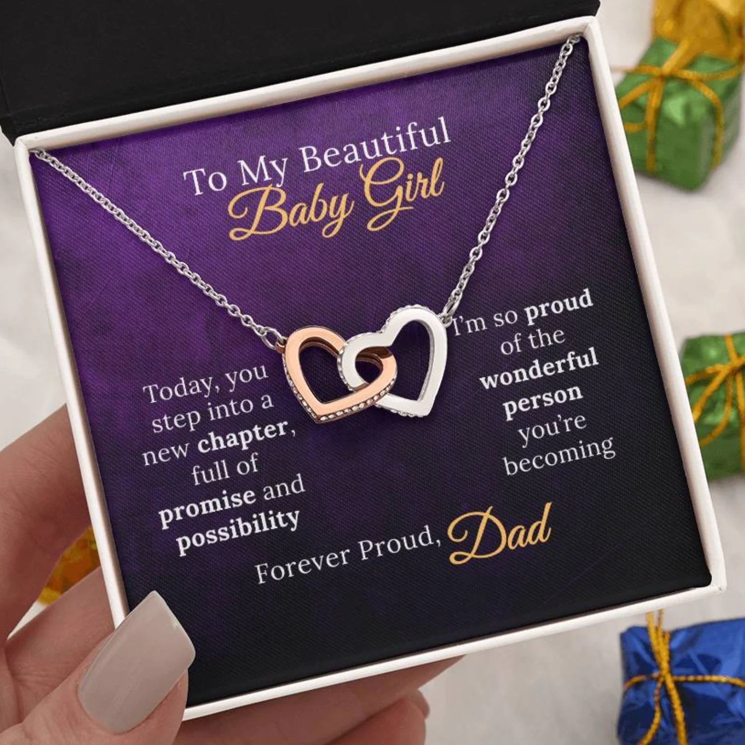 To My Beautiful Baby Girl on Your New Chapter