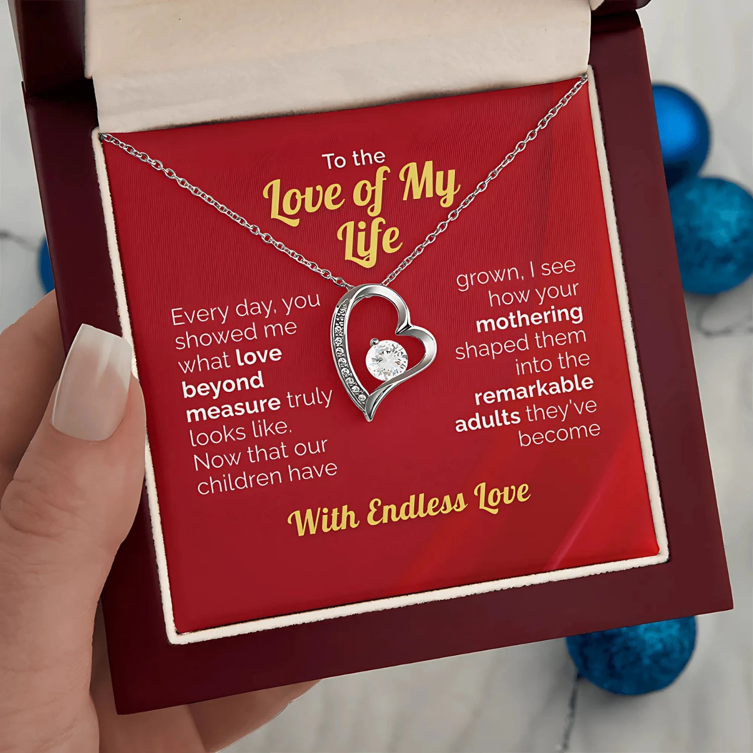 To the Love of My Life - Love Beyond Measure Necklace
