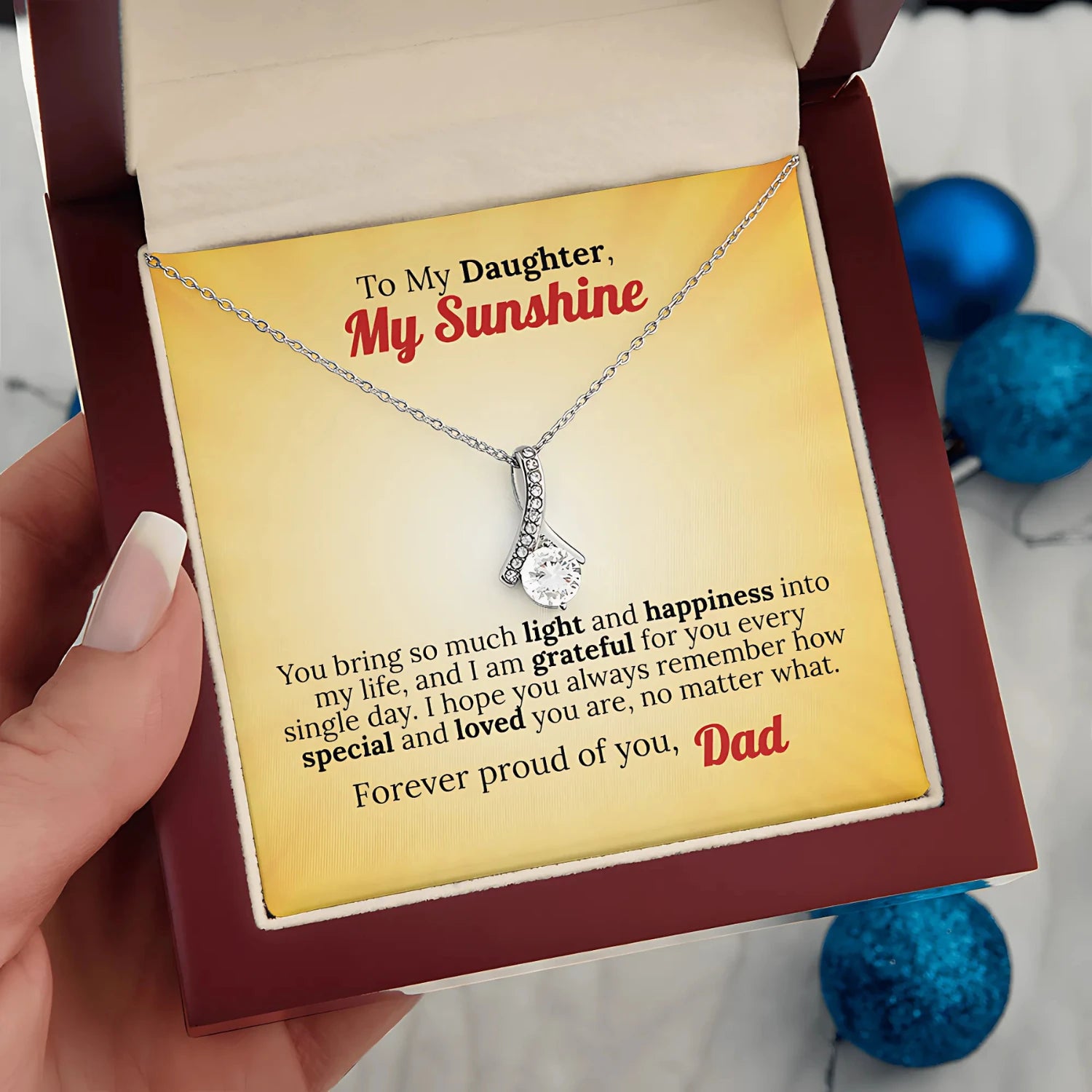 To My Daughter, My Sunshine - Forever Proud of You