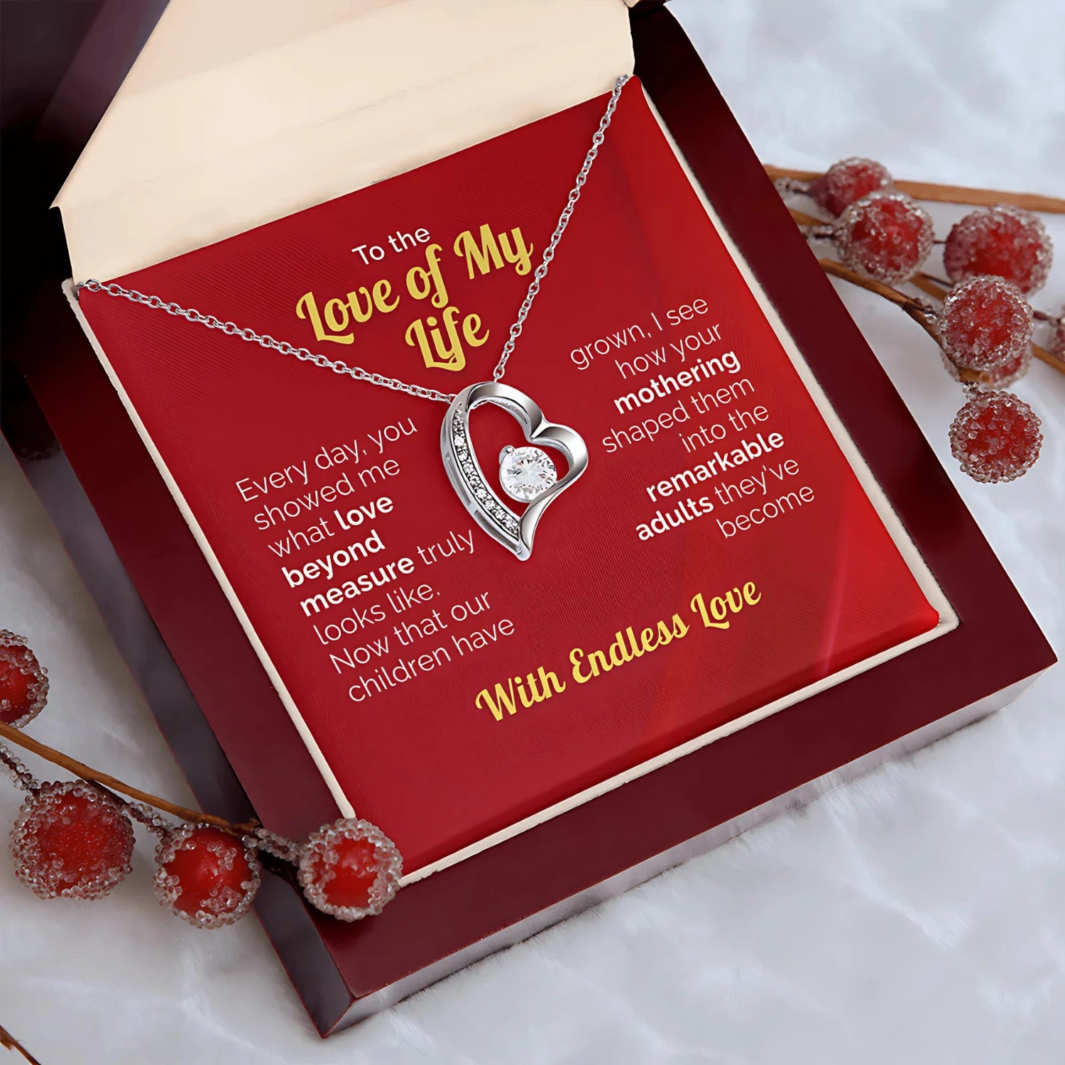 To the Love of My Life - Love Beyond Measure Necklace