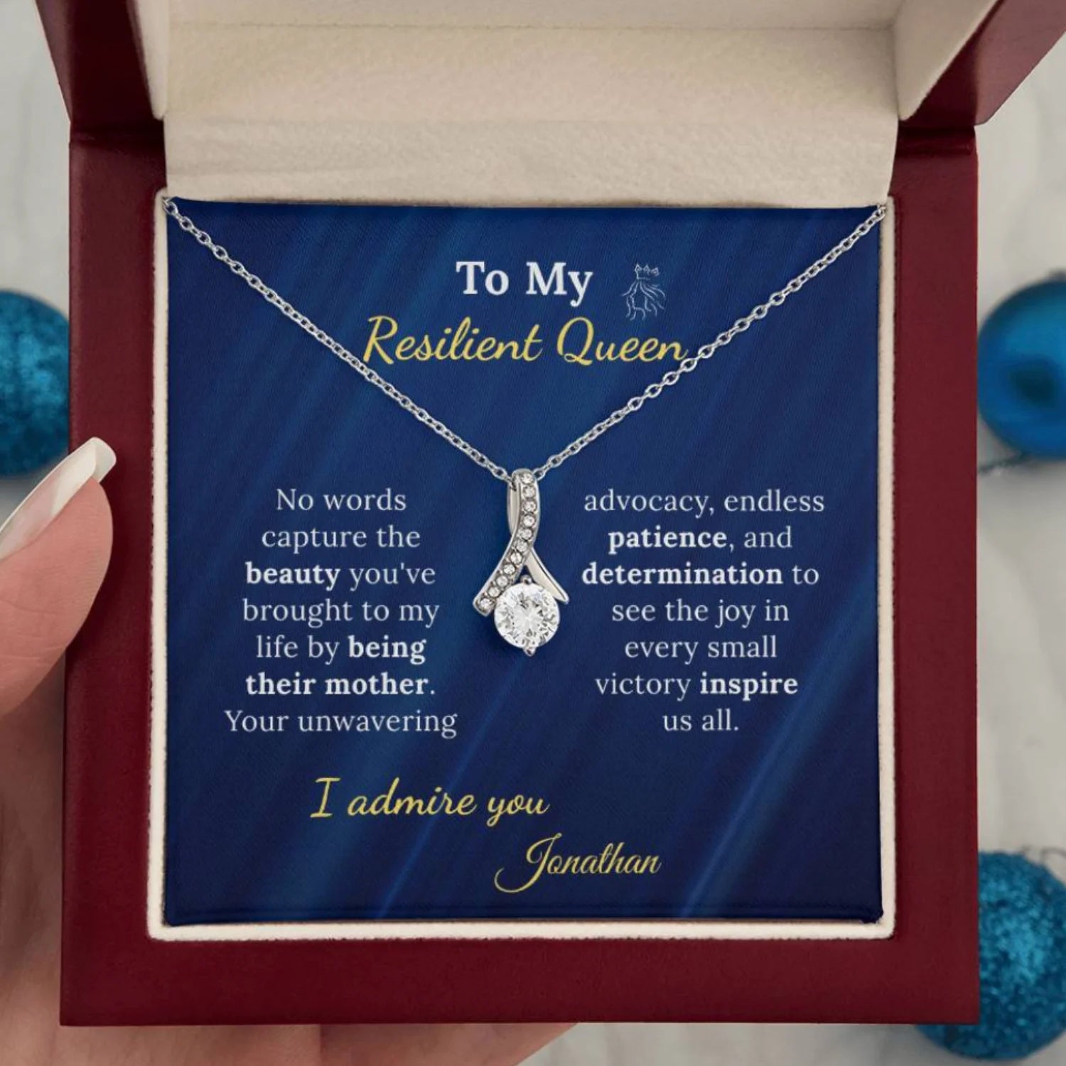To My Resilient Queen - The Mother Who Inspires