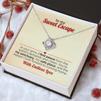 To My Wife - You're My Sweet Escape Gold Necklace