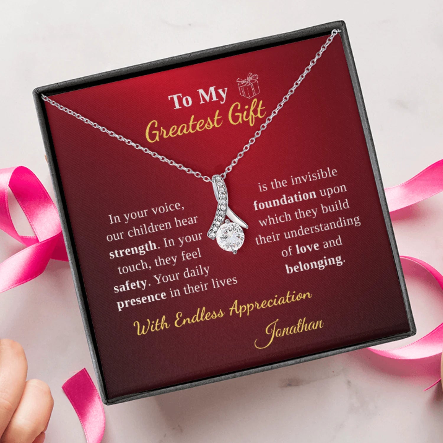 To My Wife - Our Family's Greatest Gift