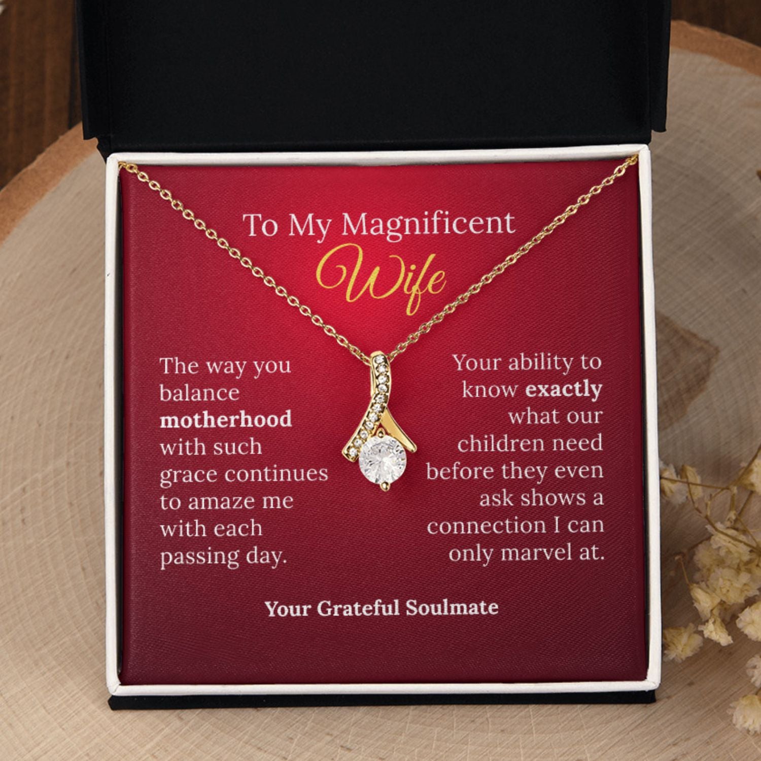 To My Magnificent Wife and Graceful Mother